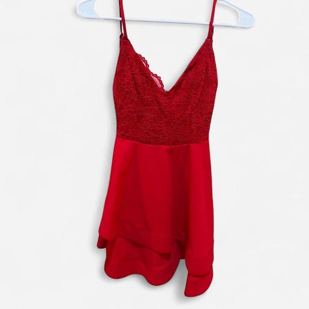 B-darlin Women's Red Dress
